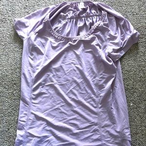 Lulu silky pink top with gather details